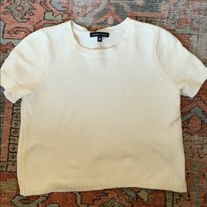 Kendall & Kylie Chenille Short Sleeve Sweater